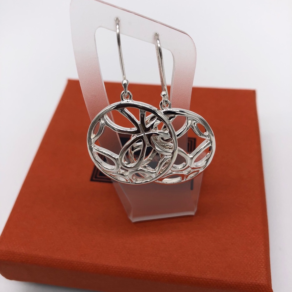 Thistle & Bee Solid Sterling Silver Earrings - image 2